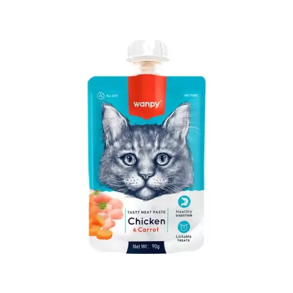 پودینگ گربه ونپی با طعم مرغ Wanpy Soup Chicken وزن 90 گرم