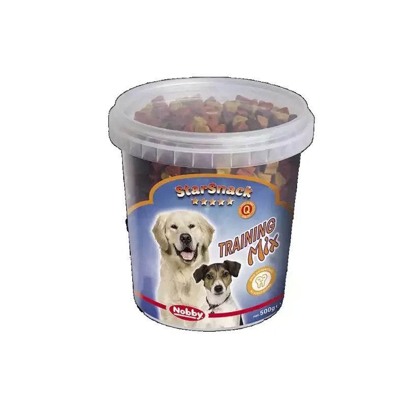 تشویقی سگ نوبی سطلی Nobby Treat Training Mix وزن 500 گرم