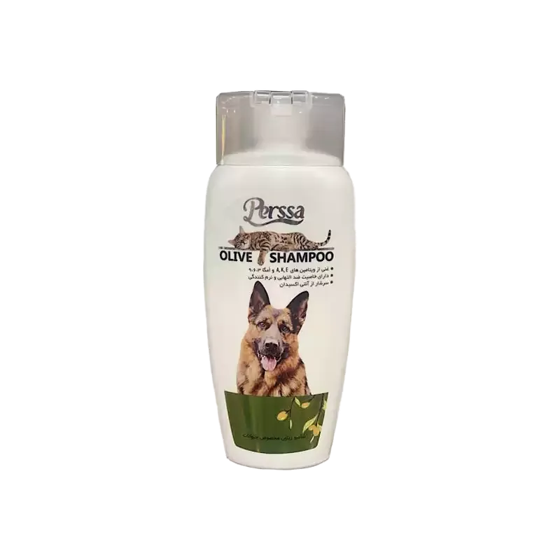 شامپو حیوانات پرسا مدل Olive Shampoo حجم 250 میلی لیتر