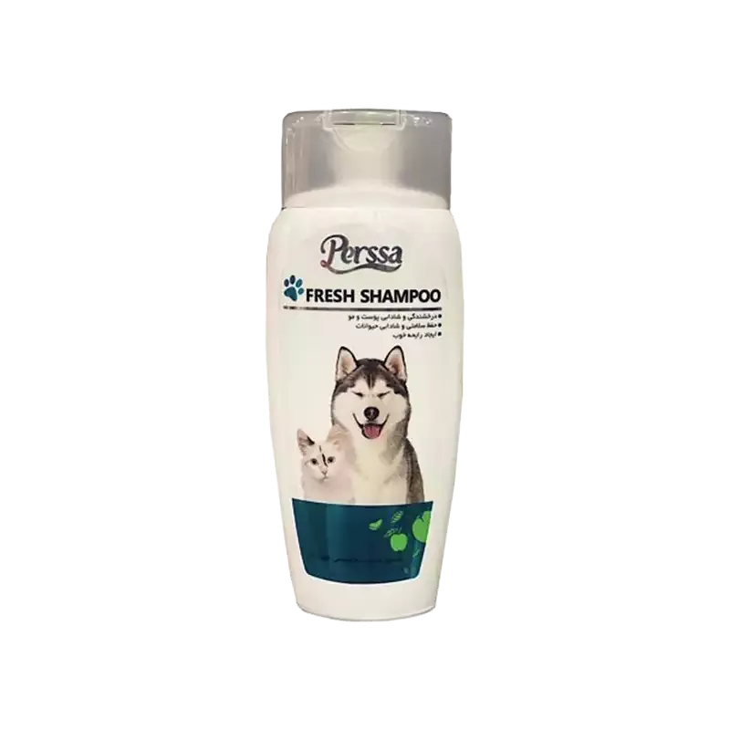 شامپو حیوانات پرسا مدل Apple Shampoo حجم 250 میلی لیتر