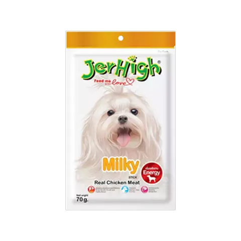 تشویقی سگ با طعم شیری جرهای Jerhigh Milky وزن 70 گرم